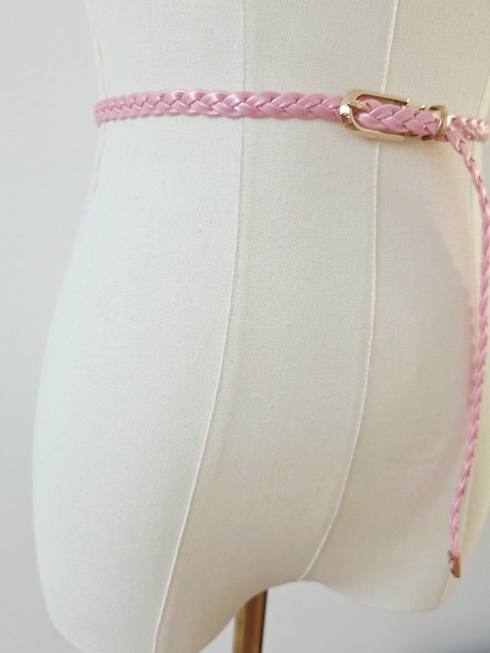 Pink Braided Belt - Picture 6 of 8